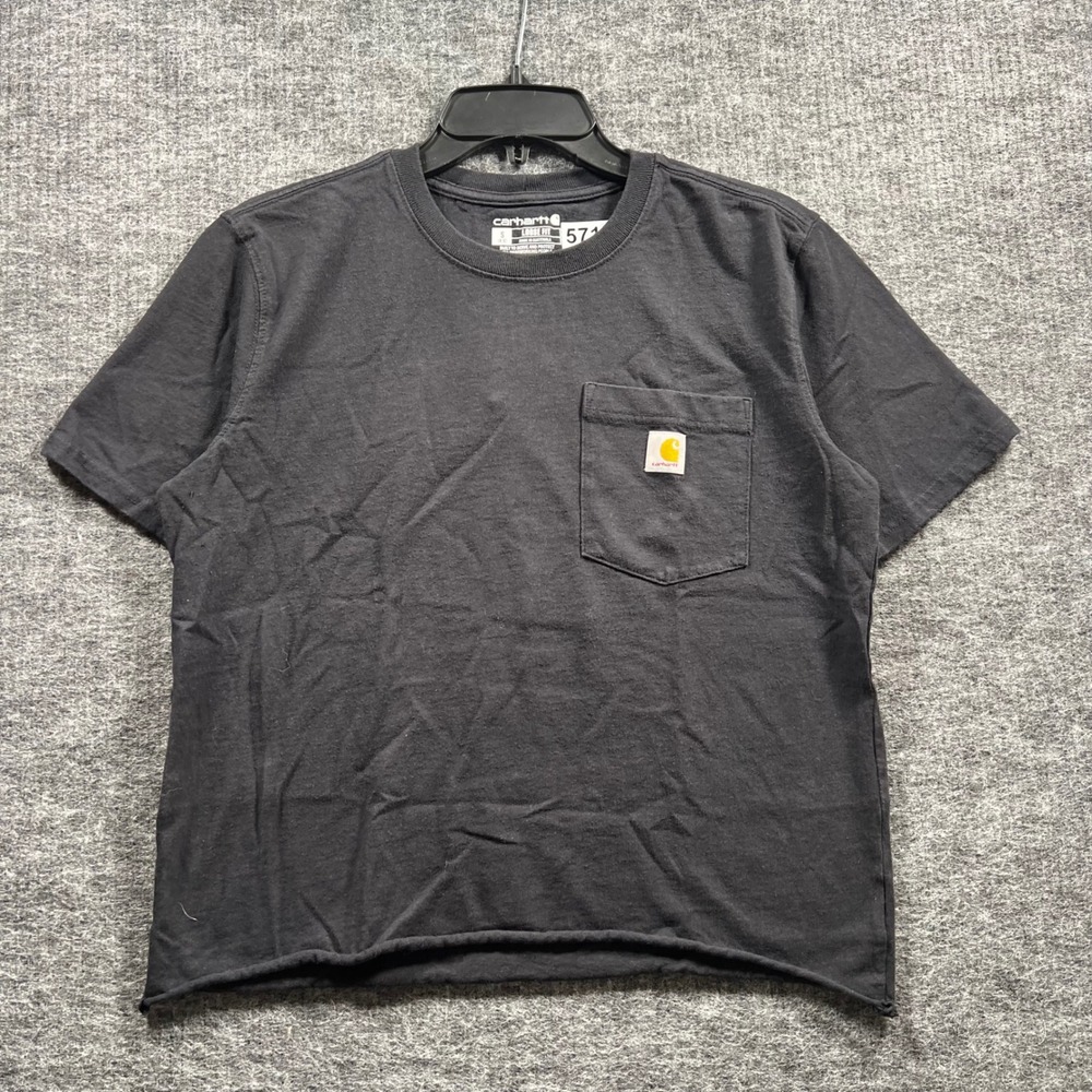 Carhartt Loose Fit Pocket T-Shirt Black Small Short Sleeve Workwear